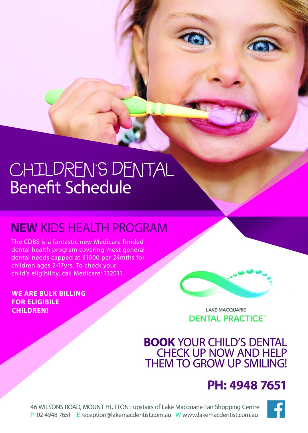 Free dental care for kids